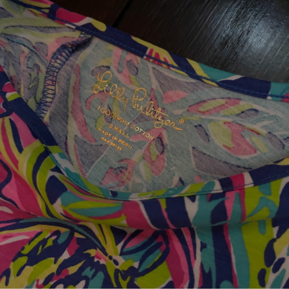 NWOT Lilly Pulitzer Kenzie Resort Dress in Travelers Palm - Size Small - Picture 4 of 4